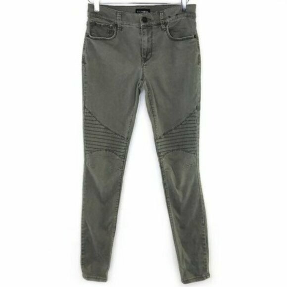 Express Womens Mid Rise Legging Skinny Jeans